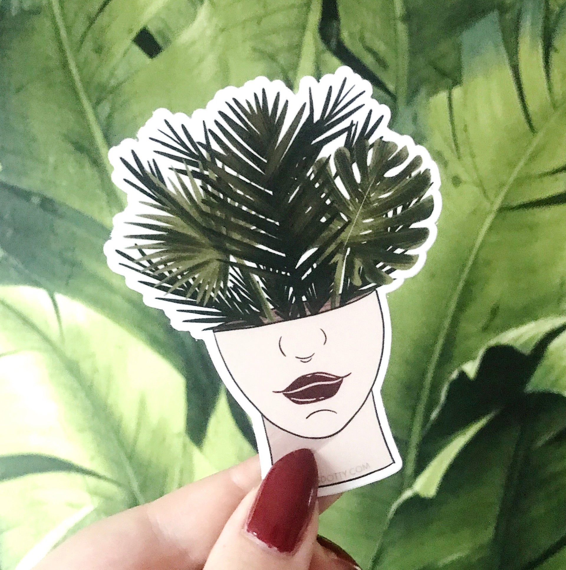 BOSS DOTTY PAPER Co. - Plant Head Sticker -