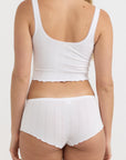 Organic Basics - Pointelle Cami - White -