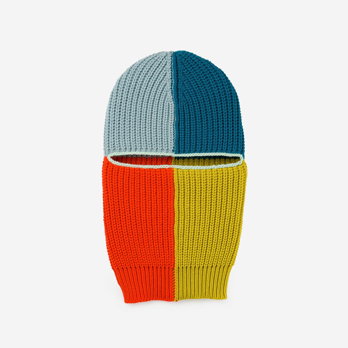 Verloop - Quattro Knit Balaclava - Golden Olive Poppy