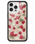 Wildflower Raspberry Polka Dot iPhone 15 Pro Max Case