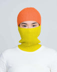 Verloop - Ribbed Colorblock Balaclava -