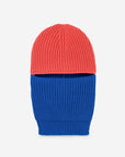 Verloop - Ribbed Colorblock Balaclava - Cobalt Melon