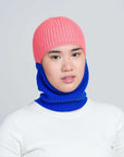 Verloop - Ribbed Colorblock Balaclava -