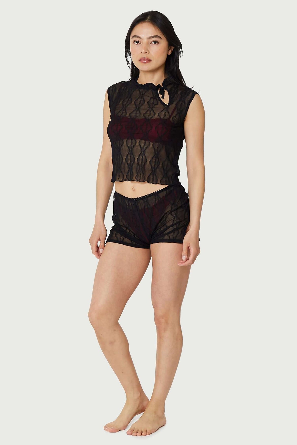 Find Me Now - Mariposa Keyhole Tee - Night -