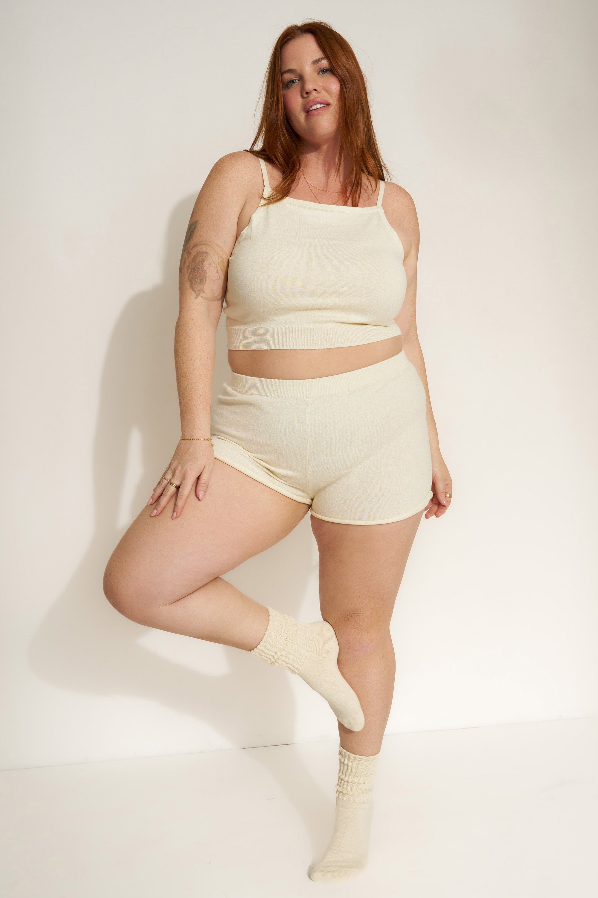 Callahan Knitwear - The Short - Creme -