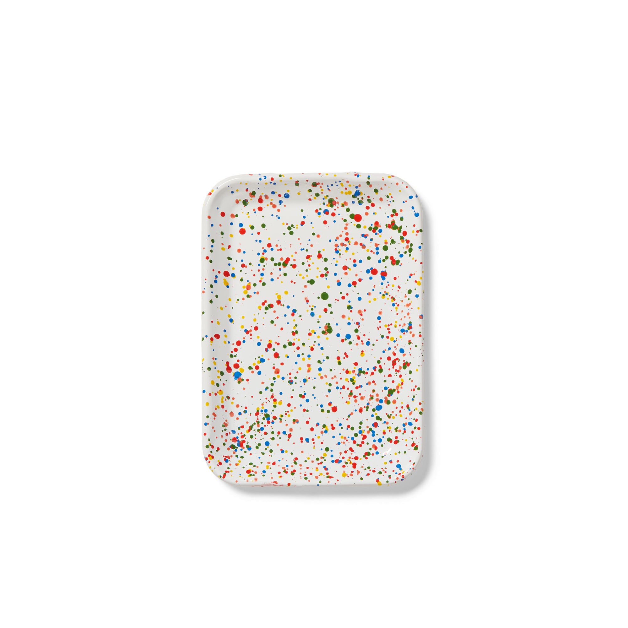 Crow Canyon Home - Rainbow Falls Rectangle Tray - White -
