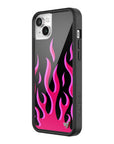 Wildflower iPhone case 14 Flames Black Red Cute