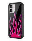 Wildflower iPhone case 17 Flames Black Red Cute