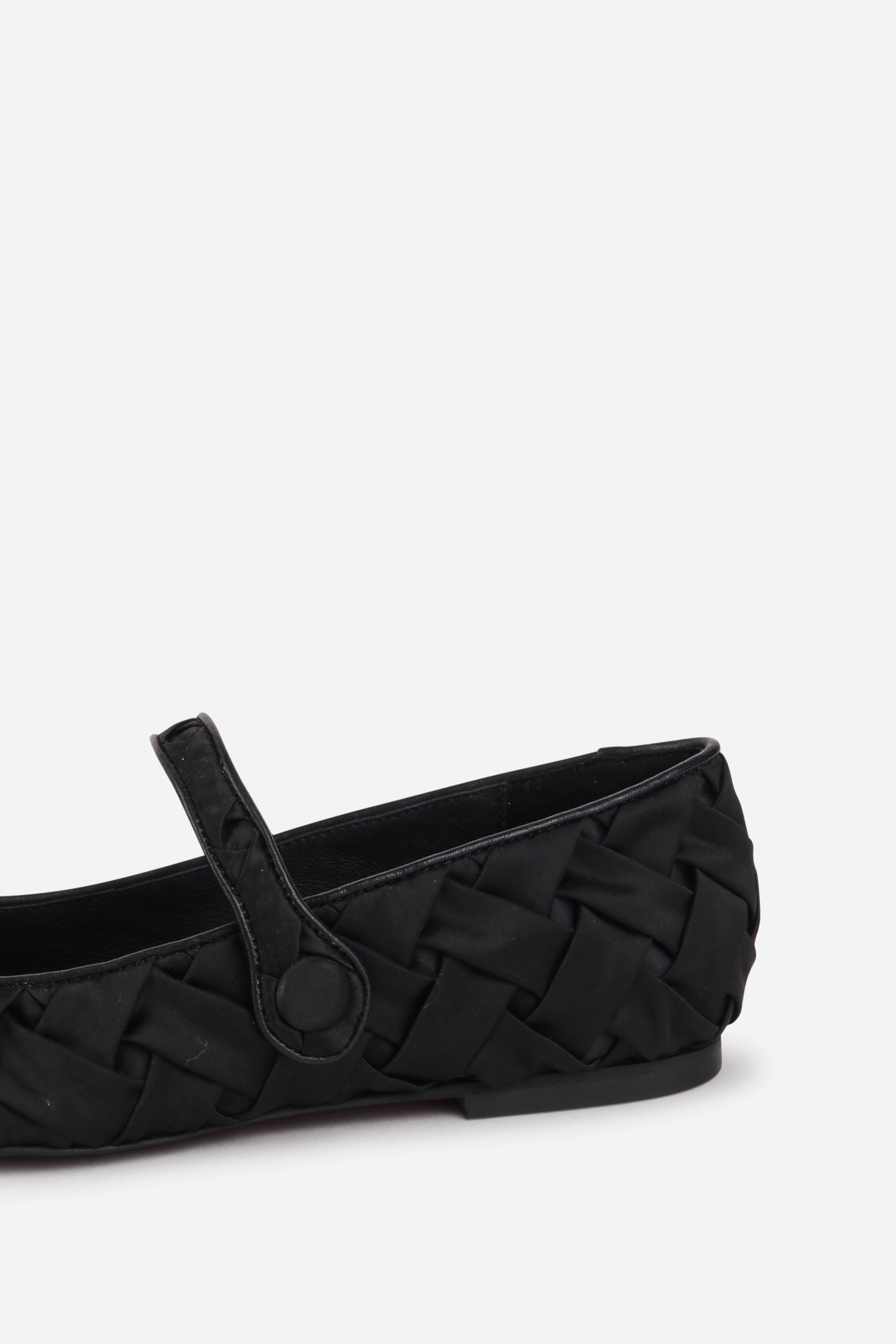 Intentionally Blank - Ribbons Satin Braided Mary Jane Flat -