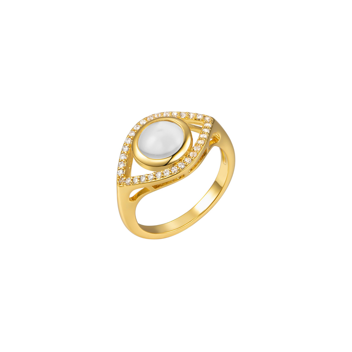 Celeste Starre - Enlightened Eye Moon Ring -
