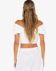 JBQ - Rose Top - White -