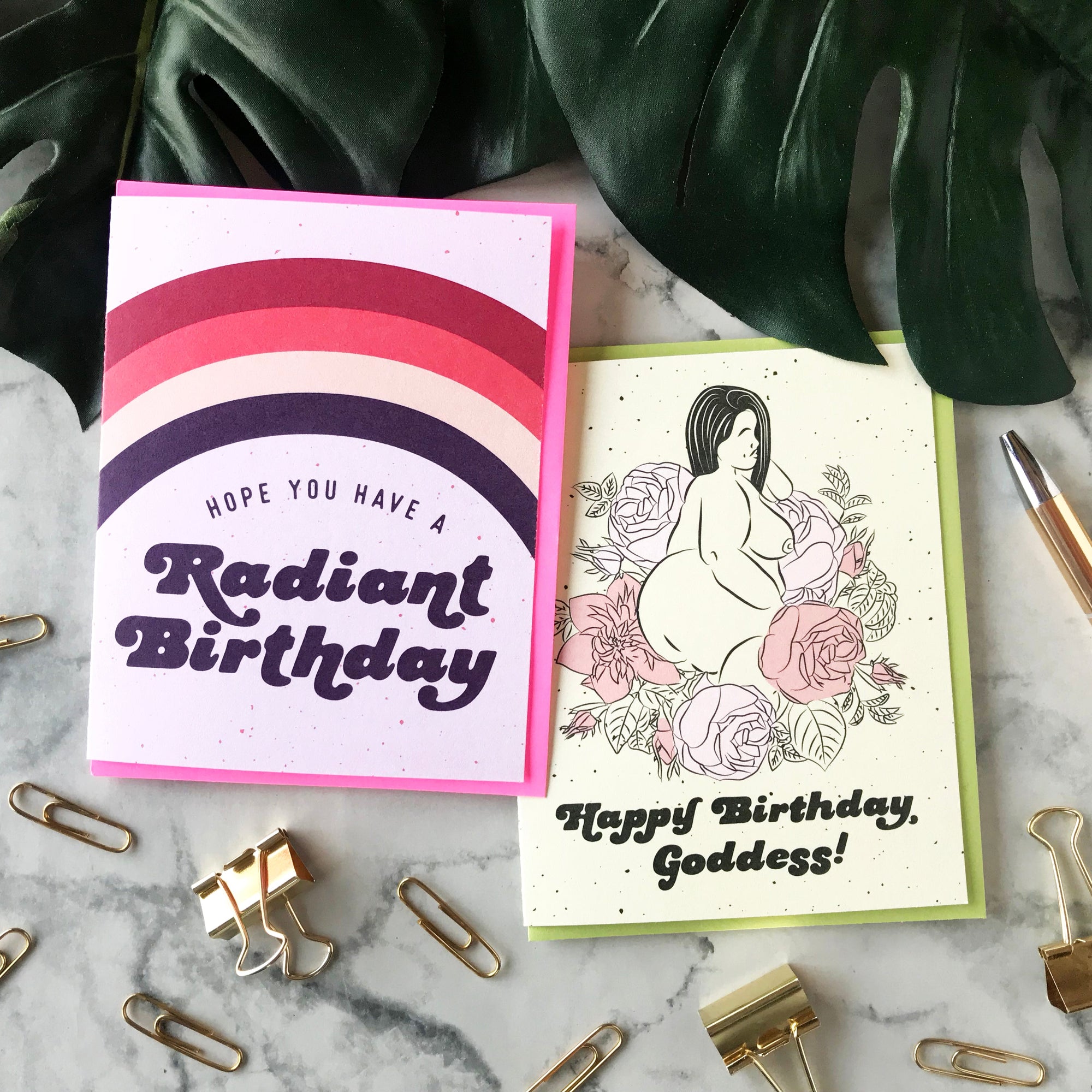 BOSS DOTTY PAPER Co. - Rainbow Birthday Card -