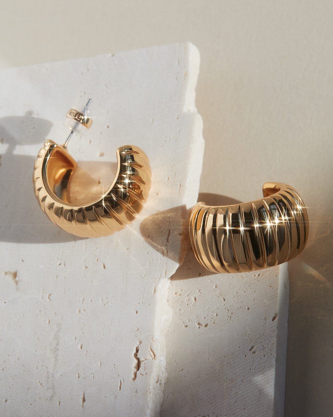 Luv Aj - Remy Ridged Hoops -