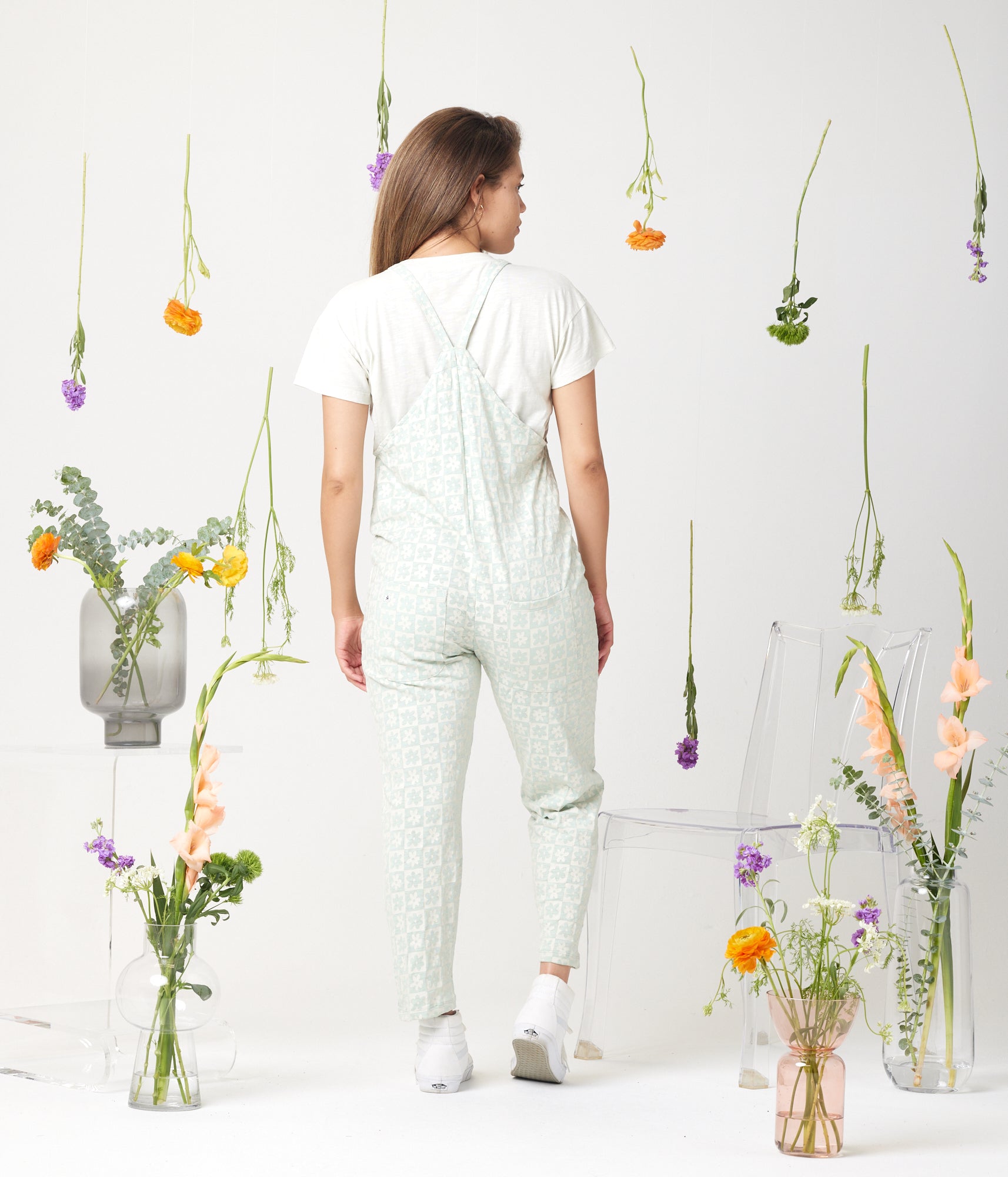 Known Supply - Rhythm Overall - Mint Floral -
