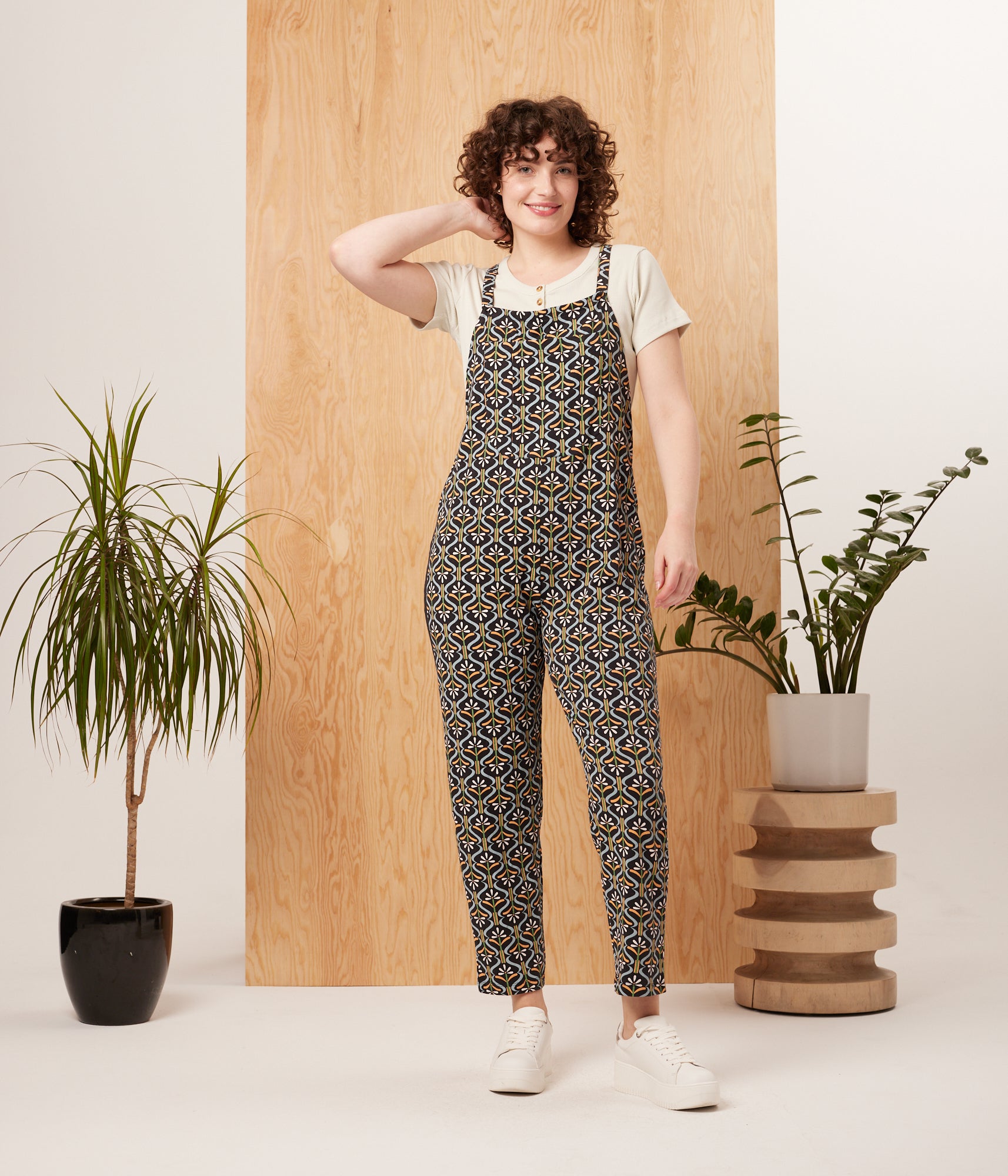 Known Supply - Rhythm Overall - Retro Floral -
