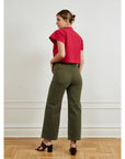 Toni Jeans in Pine Green | LOUP