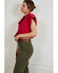 Toni Jeans in Pine Green | LOUP