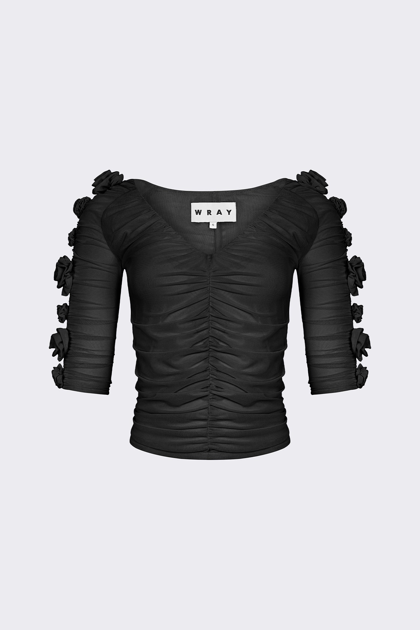WRAY - Rose Top - Black -