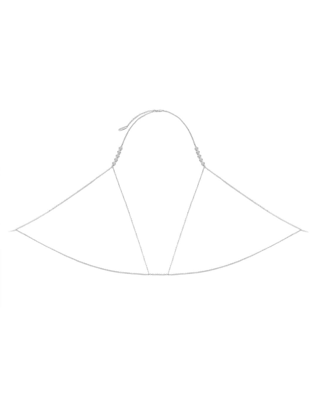 Luv Aj - Rosette Chain Bra- Silver -