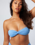 Serei Swim - Rotha Top - Textured Blue -