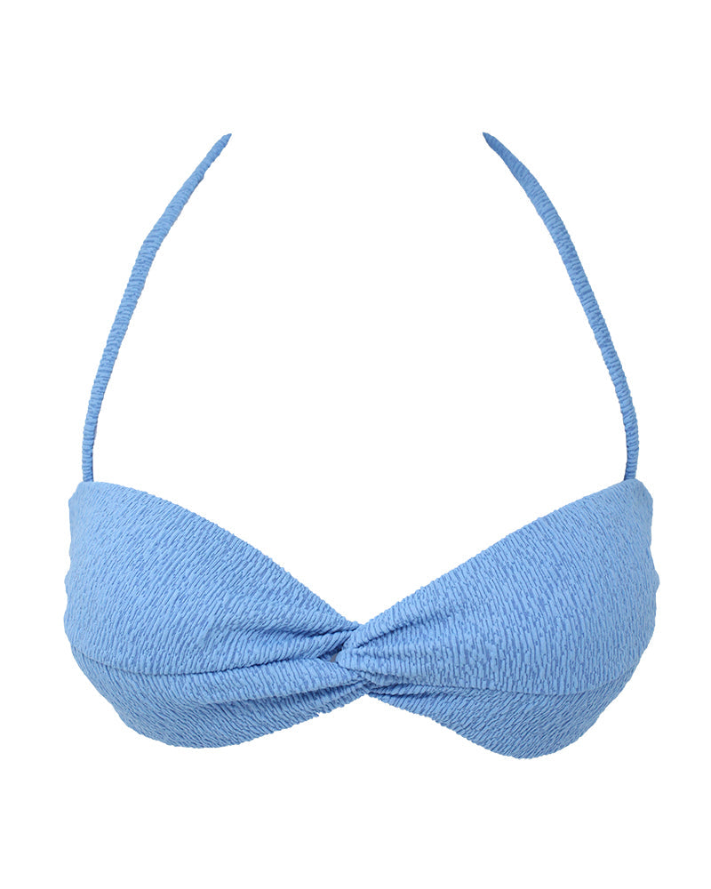 Serei Swim - ROTHA Top (Removable Strap) - Textured Blue -