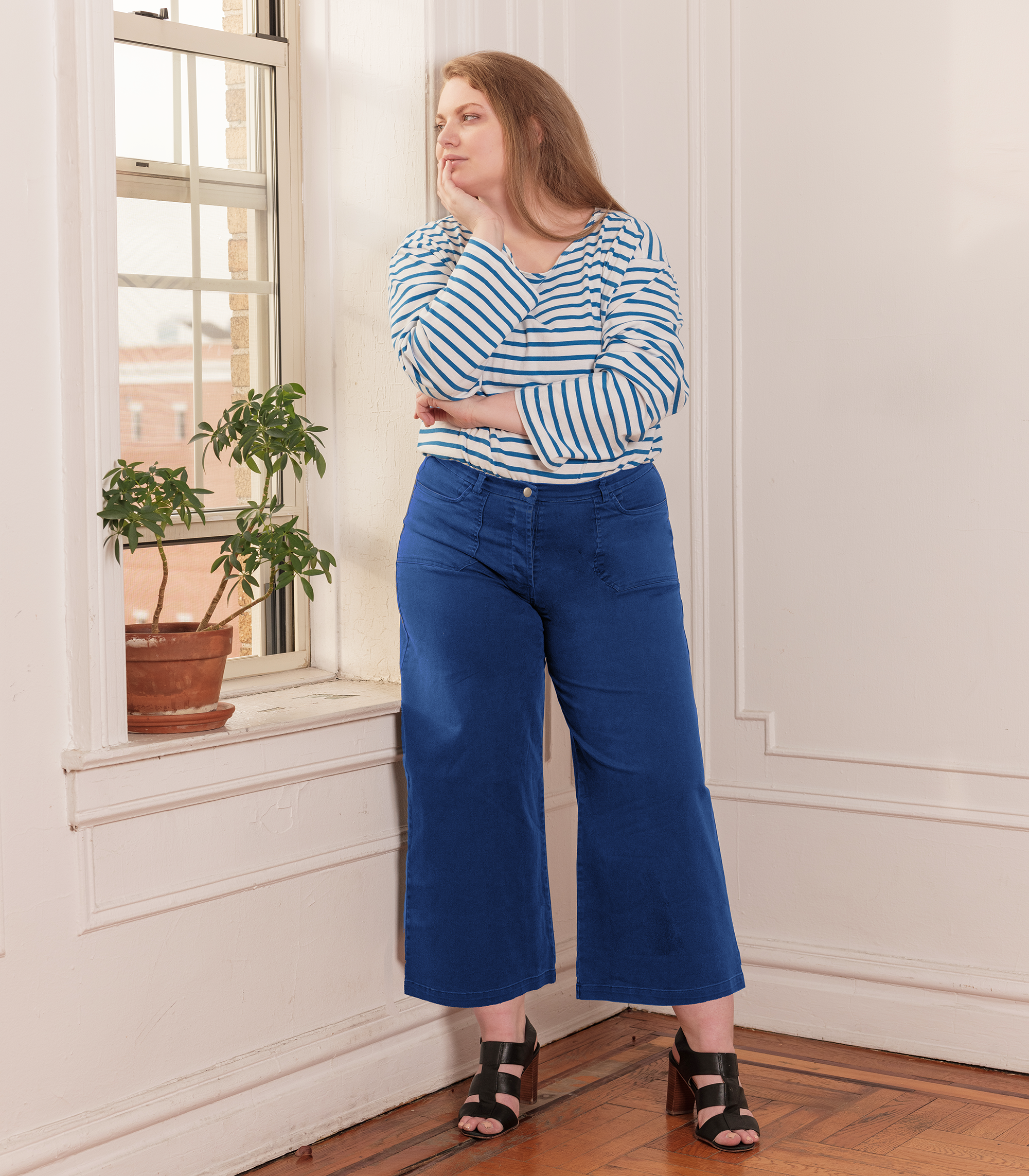 Simone Pants in Royal Blue | LOUP