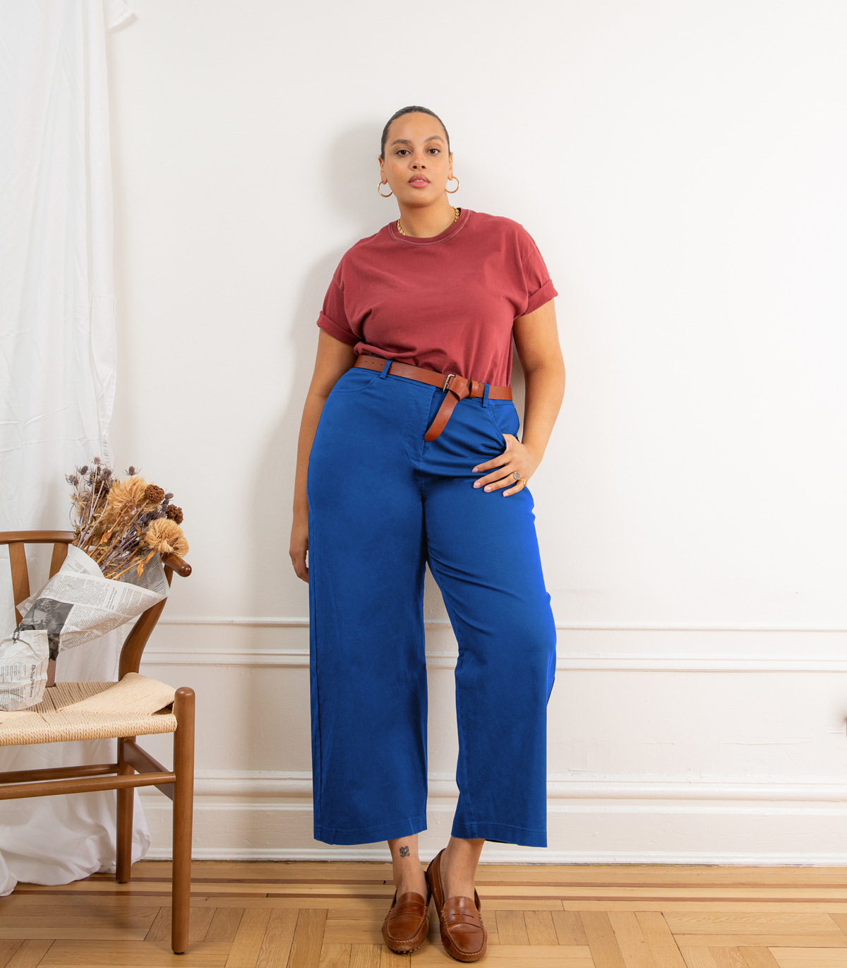 Toni Pants in Royal Blue | LOUP