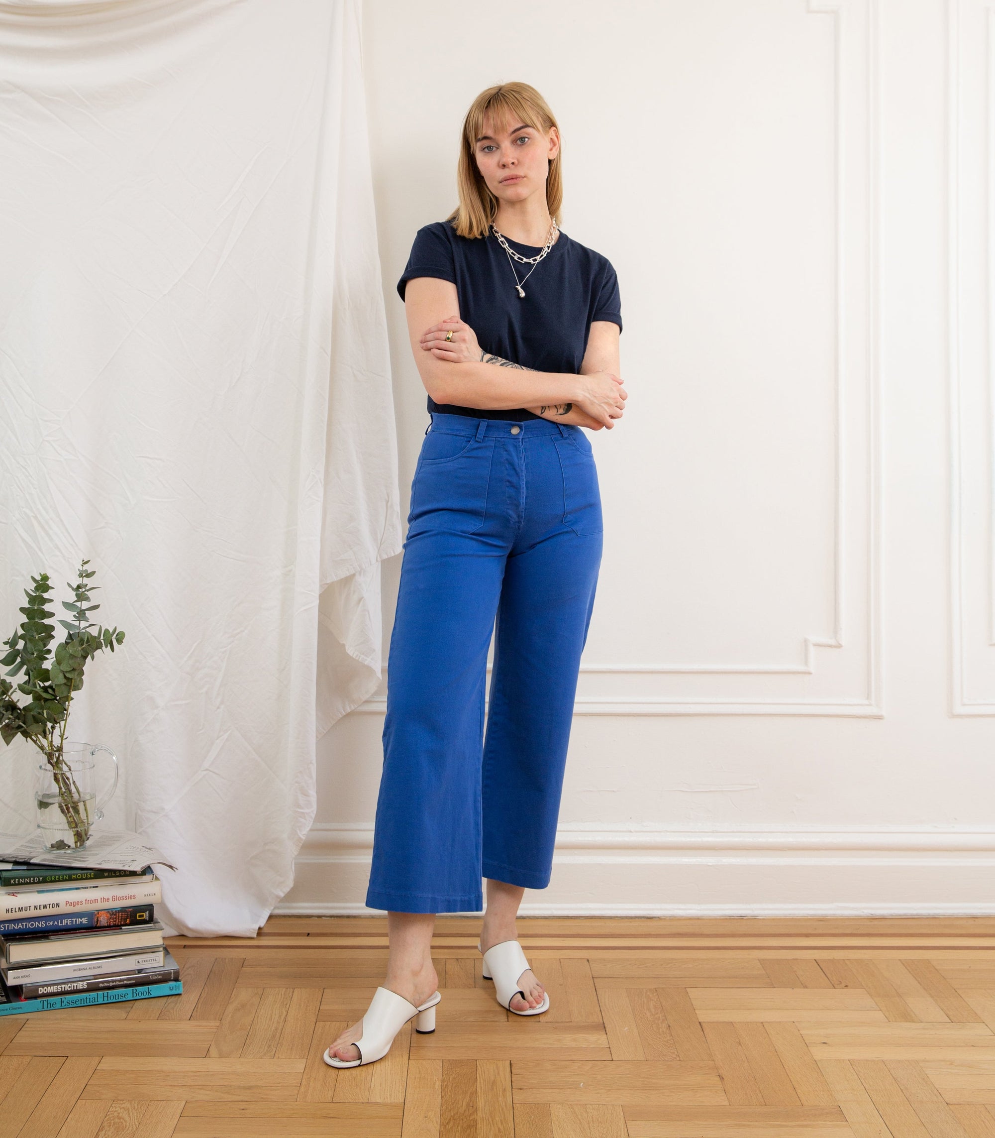 Simone Pants in Royal Blue | LOUP