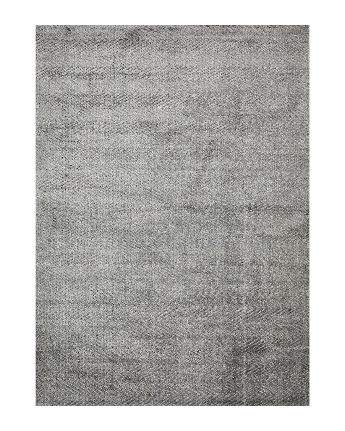 Solo Rugs - Chevelle Hand Loomed Contemporary Modern Area Rug - 5X8 Charcoal Modern - Contemporary