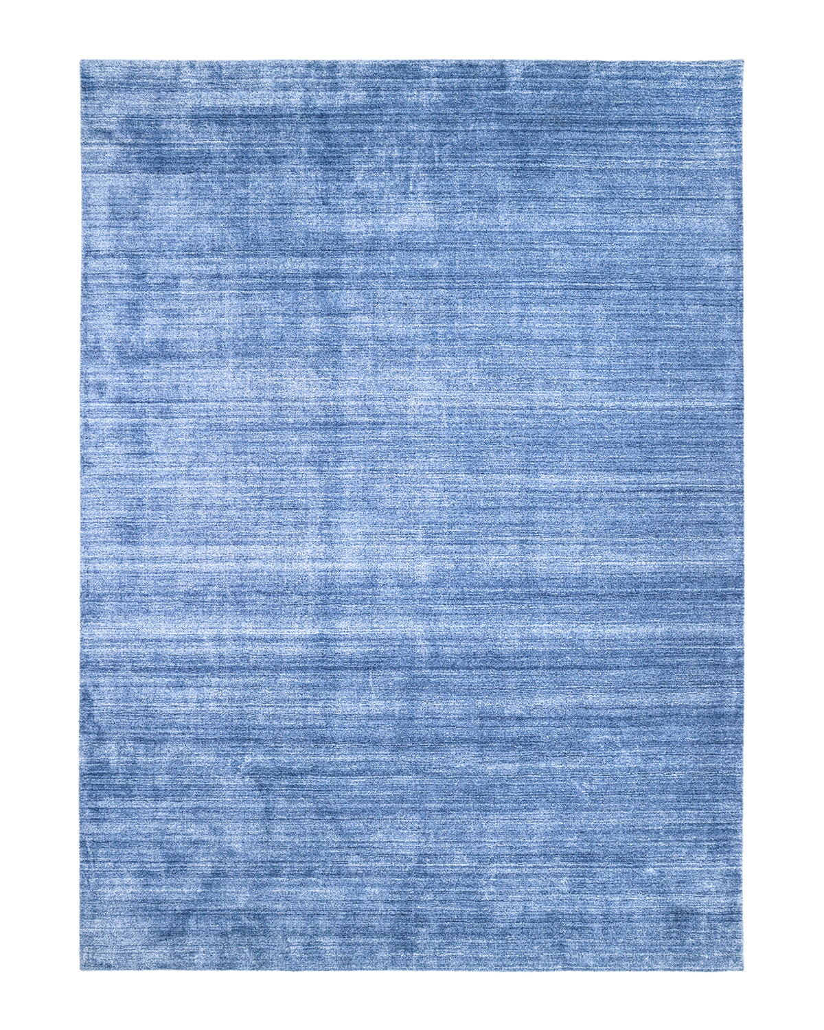 Solo Rugs - Harbor Hand Loomed Contemporary Solid Area Rug - Blue Modern - Contemporary