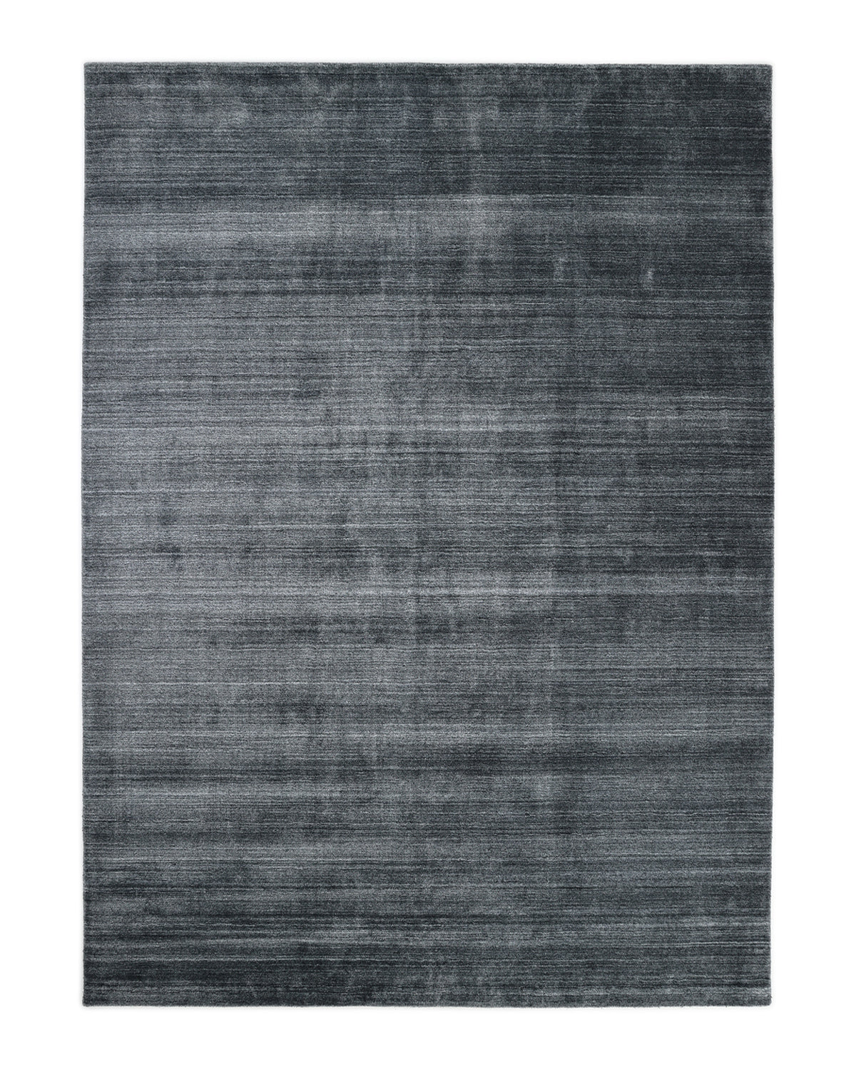 Solo Rugs - Harbor Hand Loomed Contemporary Solid Area Rug - Dark Gray Modern - Contemporary