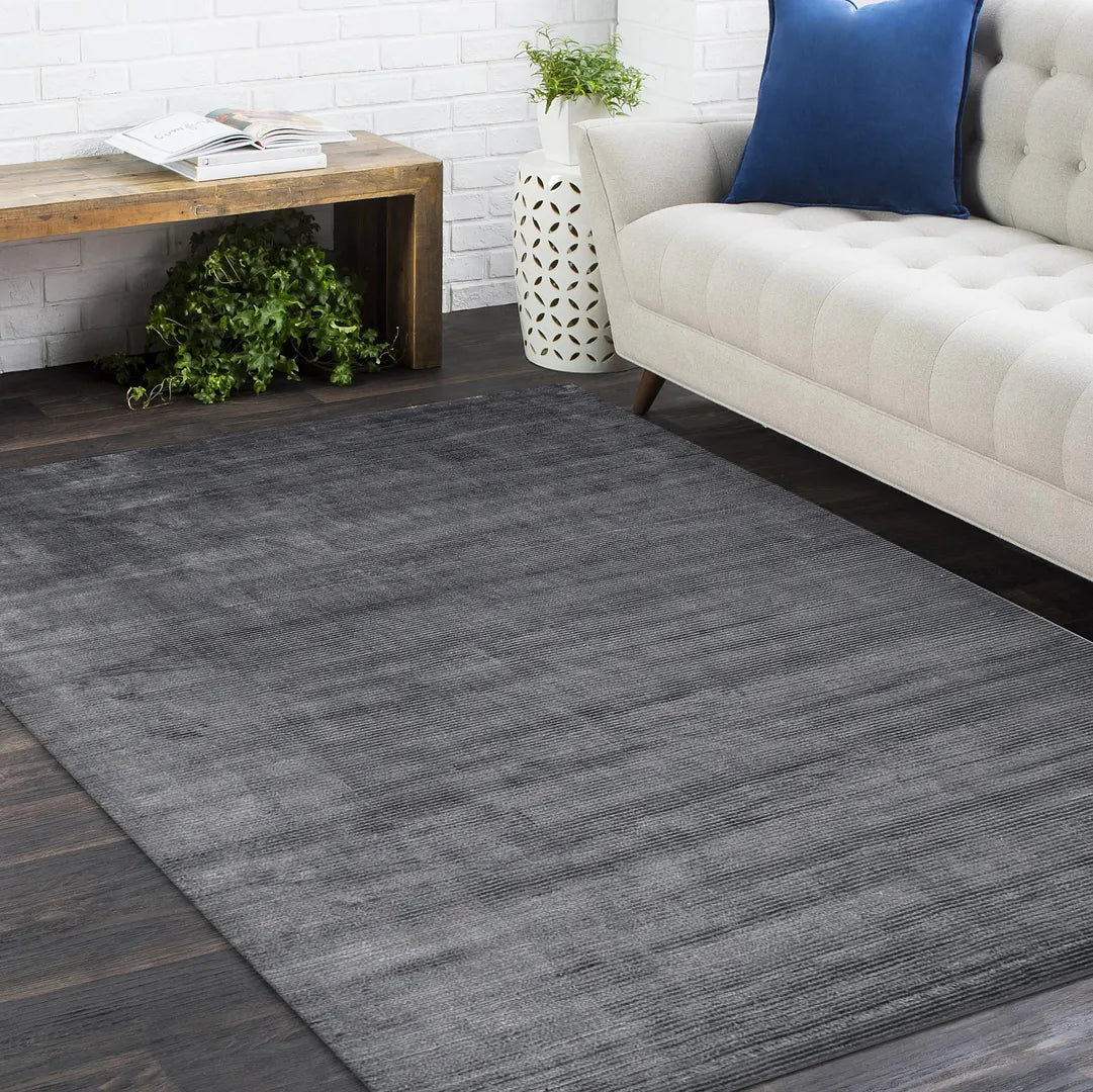Solo Rugs - Cordi Hand Loomed Contemporary Solid Area Rug -
