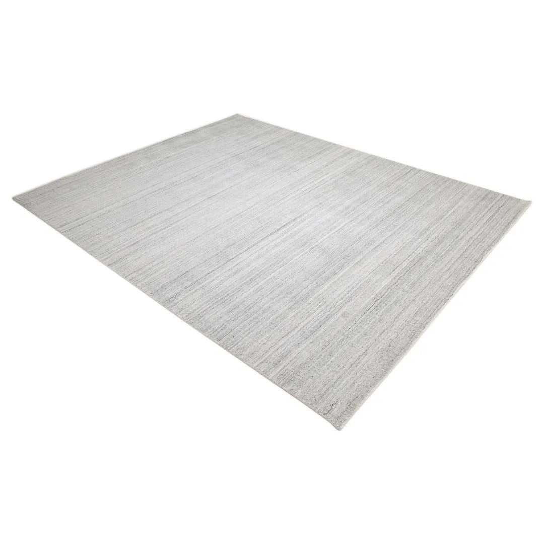 Solo Rugs - Halsey Hand-Knotted Contemporary Solid Area Rug -