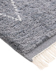 Solo Rugs - Shaggy Moroccan Hand-Knotted Bohemian Area Rug -