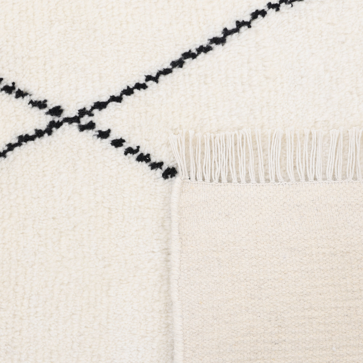 Solo Rugs - Shaggy Moroccan Hand-Knotted Bohemian Area Rug -