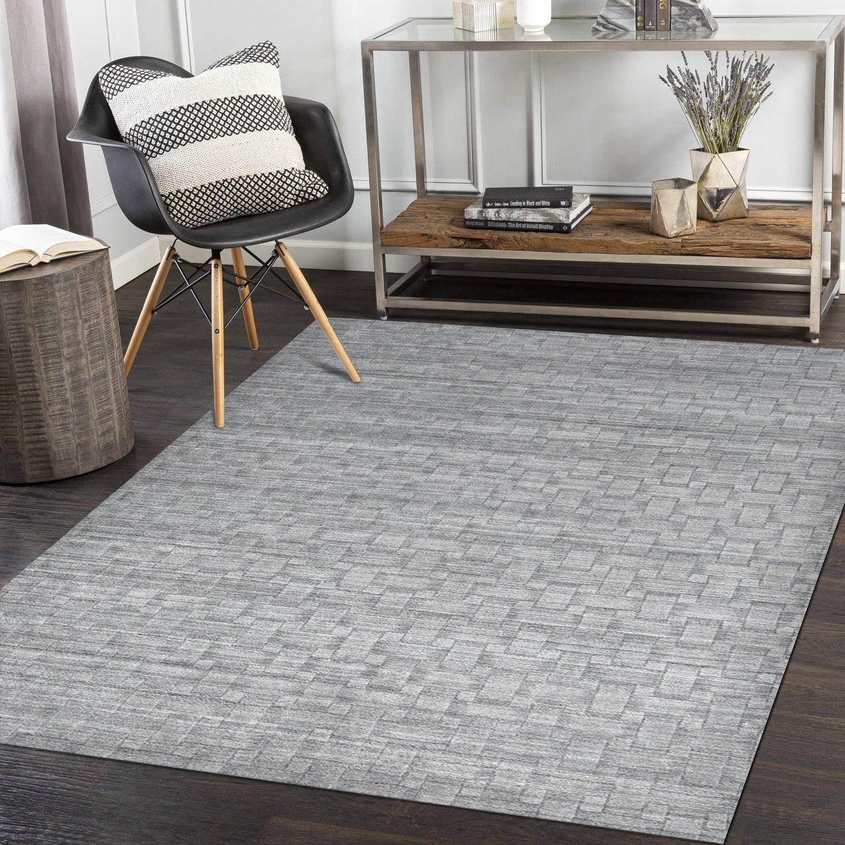 Solo Rugs - Peyton Hand Loomed Contemporary Modern Area Rug -