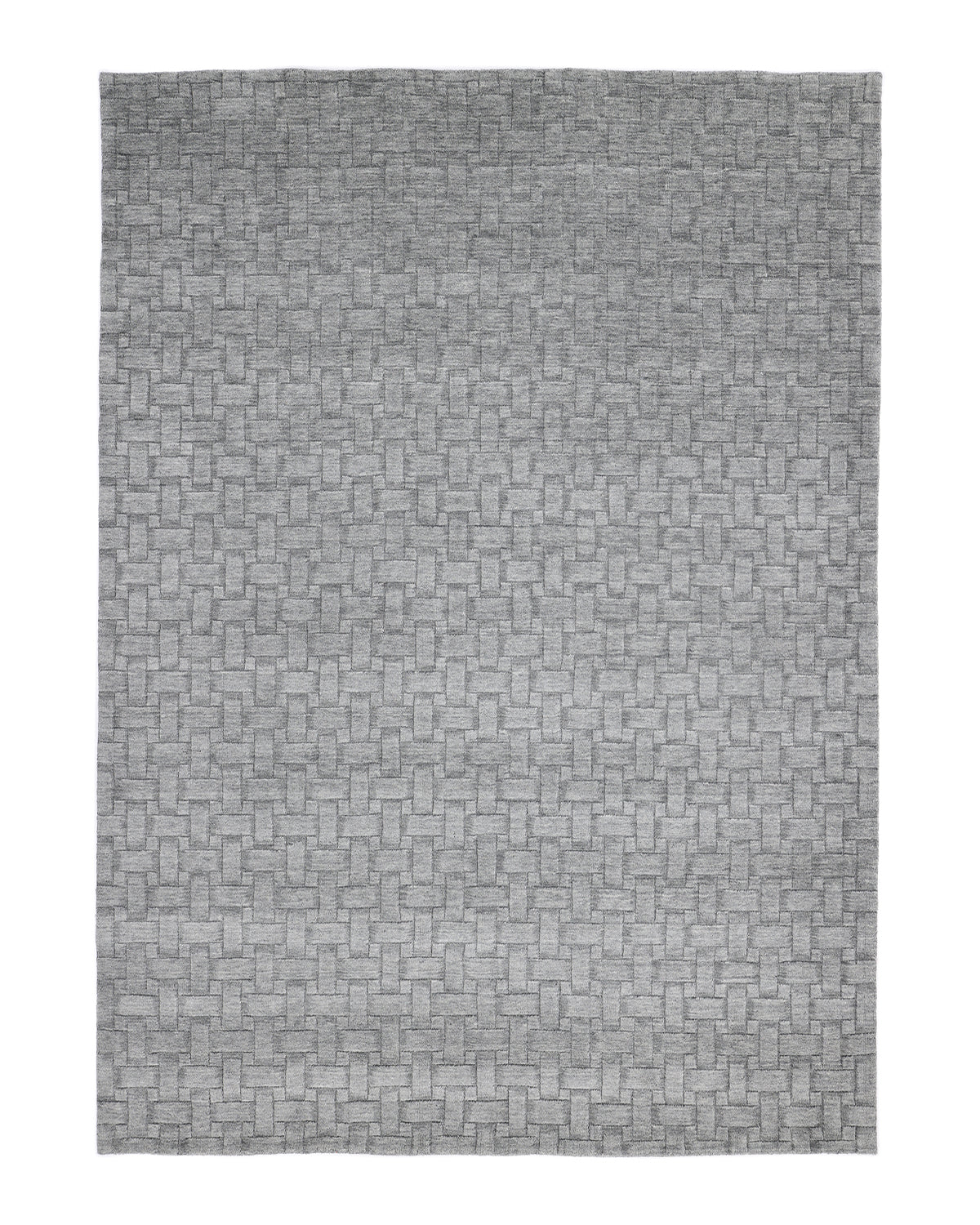 Solo Rugs - Peyton Hand Loomed Contemporary Modern Area Rug - Gray Contemporary