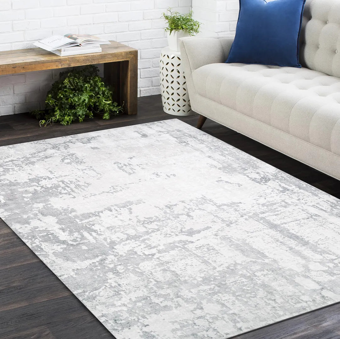 Solo Rugs - Blush Hand Loomed Contemporary Abstract Area Rug -