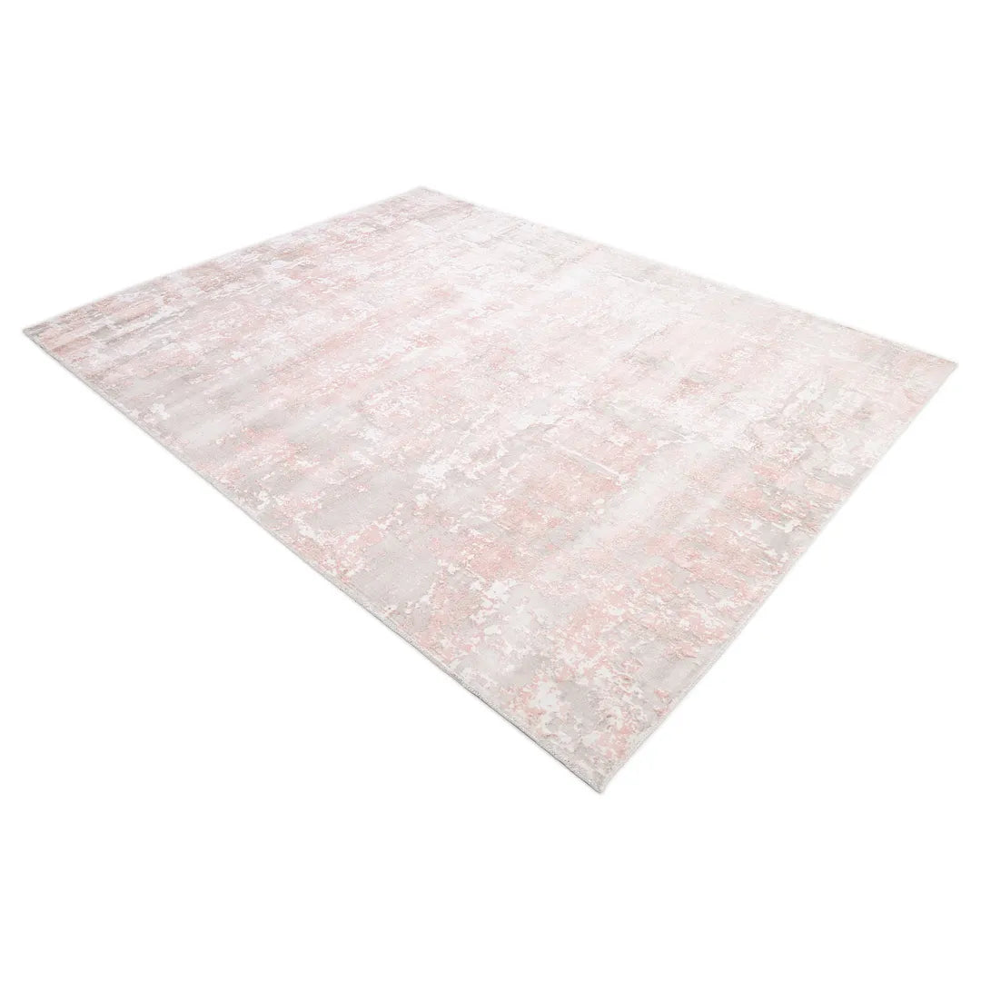 Solo Rugs - Blush Hand Loomed Contemporary Abstract Area Rug -