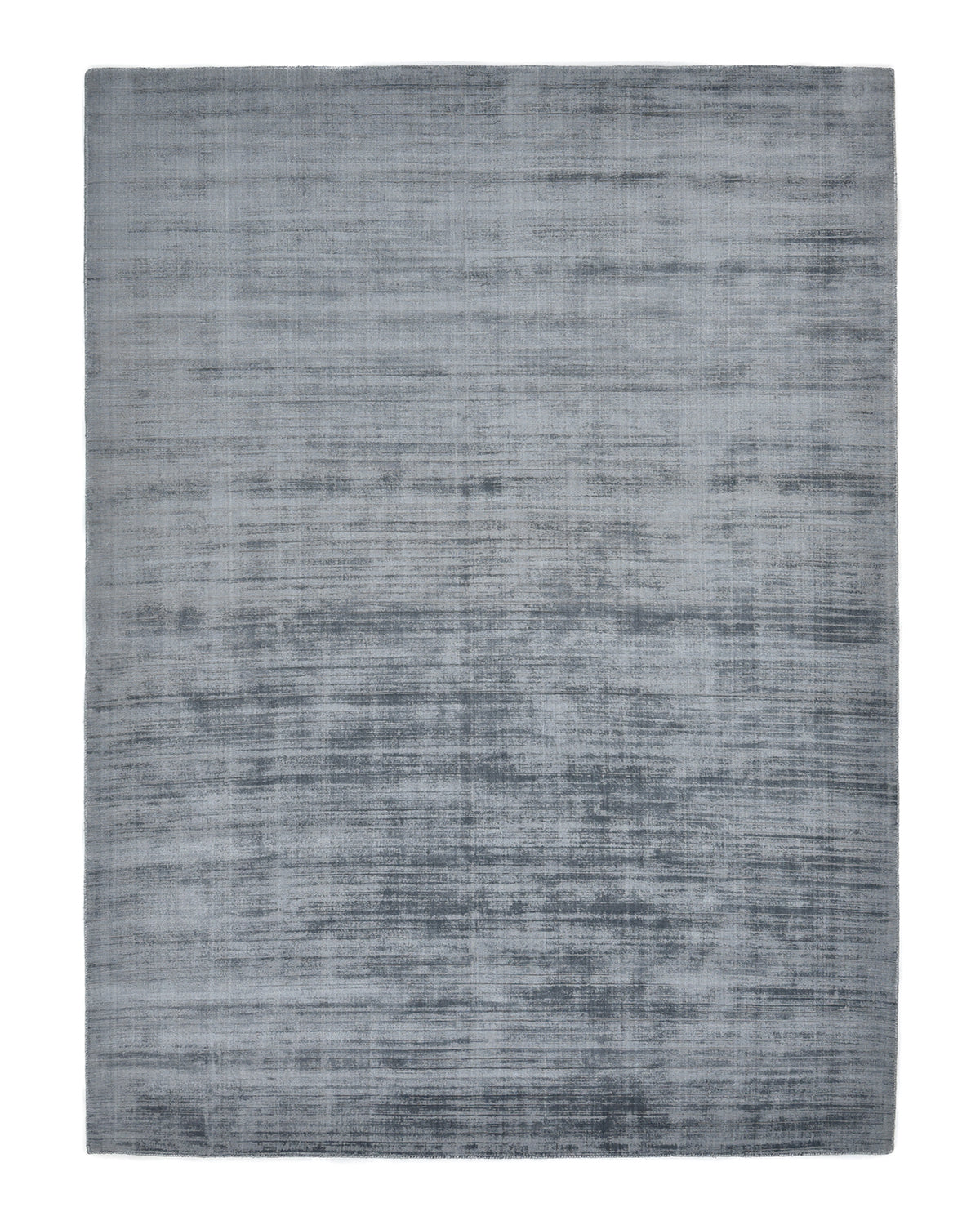 Solo Rugs - Milo Hand Loomed Contemporary Solid Area Rug - 5X8 Steel Modern - Contemporary