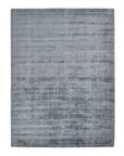 Solo Rugs - Milo Hand Loomed Contemporary Solid Area Rug - 5X8 Steel Modern - Contemporary