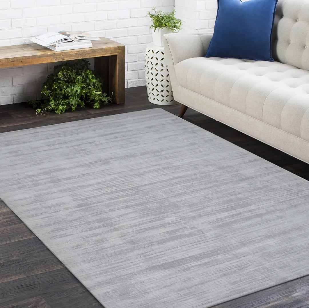 Solo Rugs - Milo Hand Loomed Contemporary Solid Area Rug -