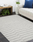 Solo Rugs - Louella Hand Woven Contemporary Flatweave Area Rug -