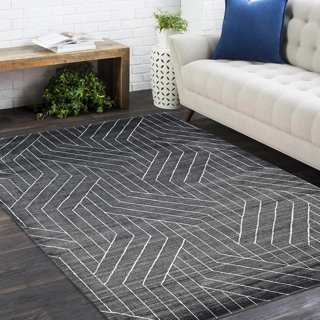 Solo Rugs - Kali Hand Loomed Contemporary Modern Area Rug -