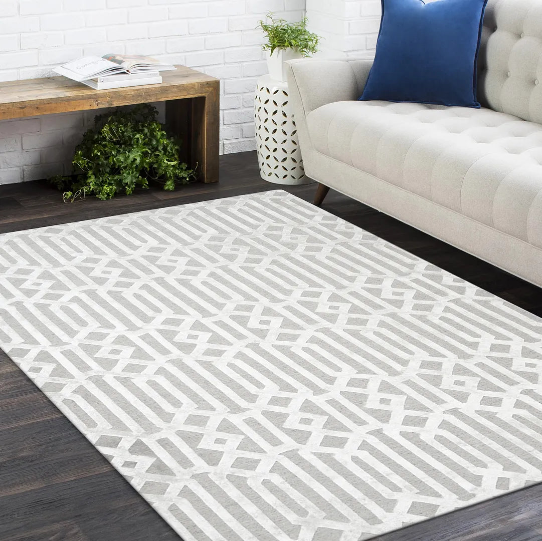 Solo Rugs - Rae Hand Loomed Contemporary Transitional Area Rug -