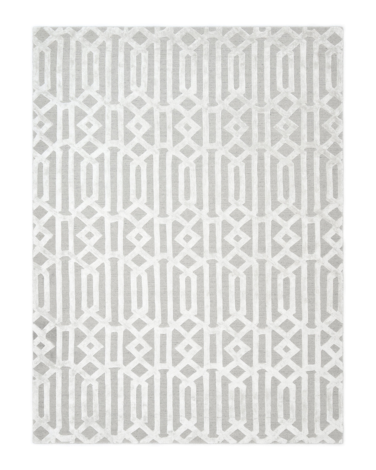 Solo Rugs - Rae Hand Loomed Contemporary Transitional Area Rug - 5X8 Gray Modern - Contemporary