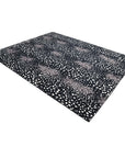 Solo Rugs - Louis Hand Knotted Contemporary Modern Animal Print Wool Black Area Rug -
