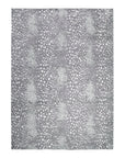 Solo Rugs - Louis Hand Knotted Contemporary Modern Animal Print Wool Black Area Rug - Gray Modern - Contemporary