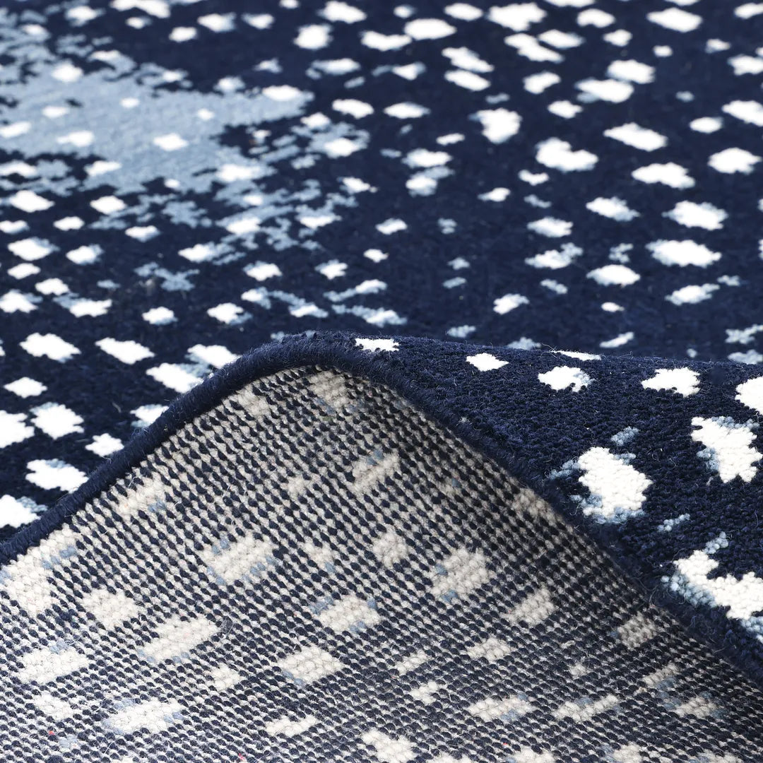 Solo Rugs - Louis Hand Knotted Contemporary Modern Animal Print Wool Black Area Rug -