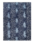 Solo Rugs - Louis Hand Knotted Contemporary Modern Animal Print Wool Black Area Rug - Blue Modern - Contemporary